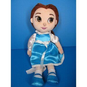 Disney Store Animators Collection Belle in Blue Dress 12" Plush Toy